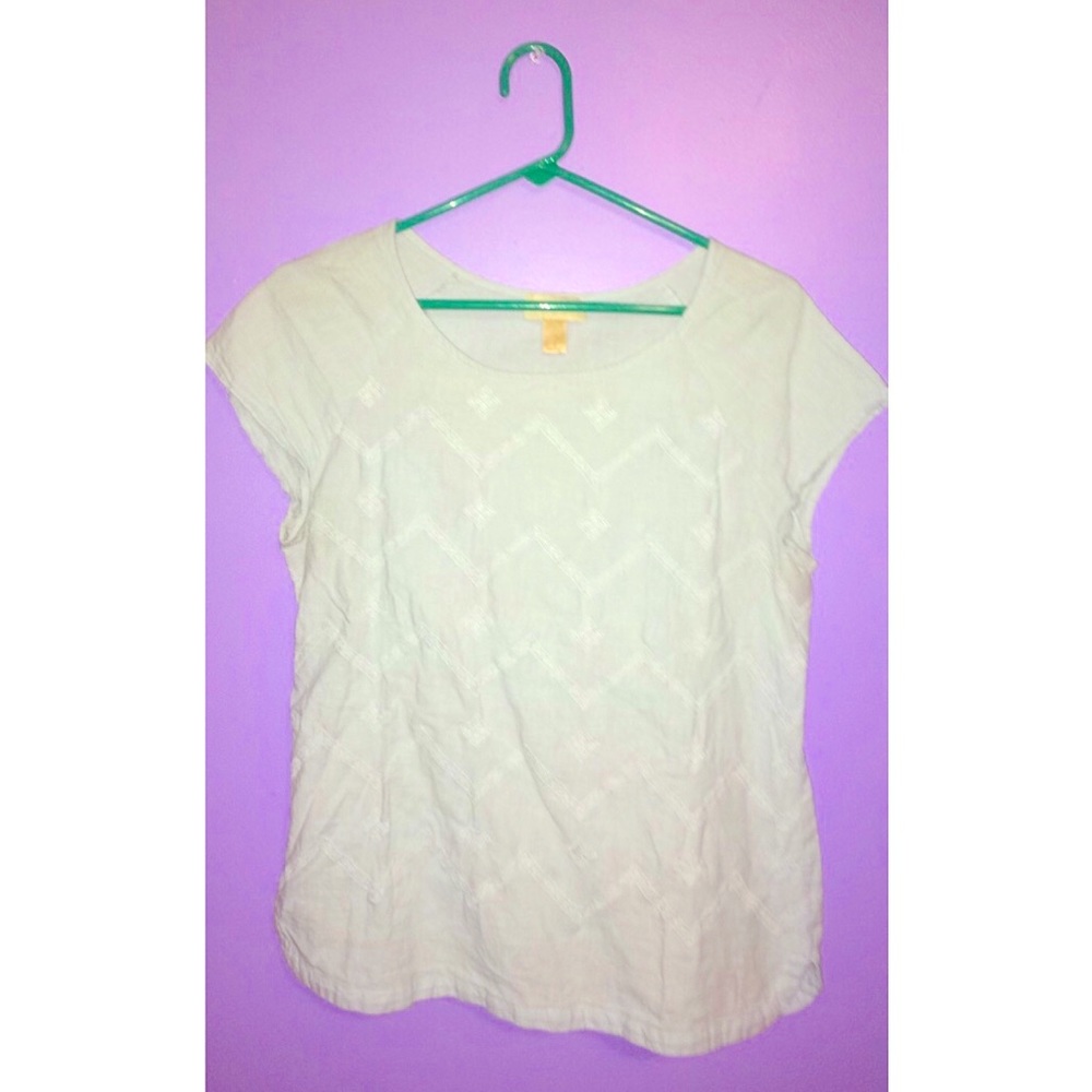 Loft light blue top